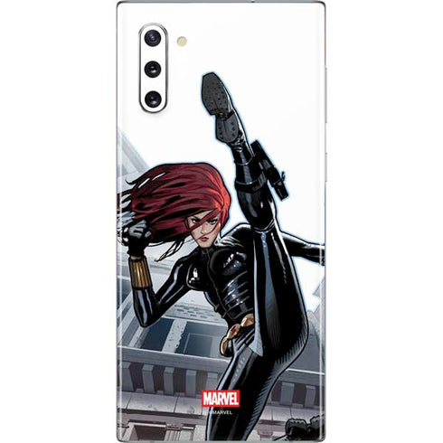 Marvel Black Widow High Kick Galaxy Note 10 Skin